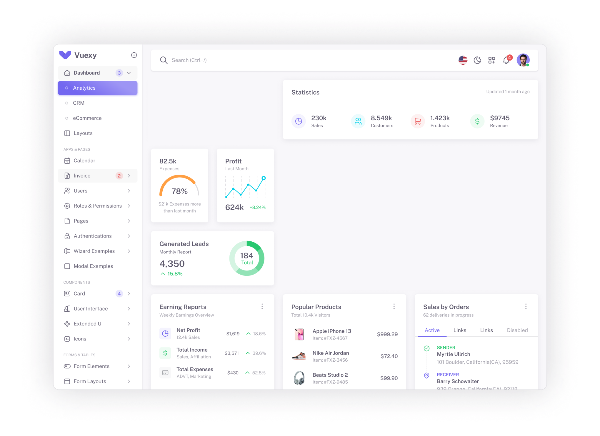 Nexoot Dashboard